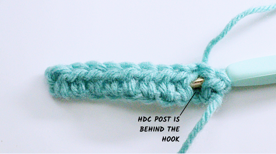 back post half double crochet 
