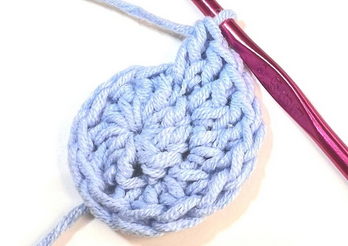 double crochet in spiral rounds