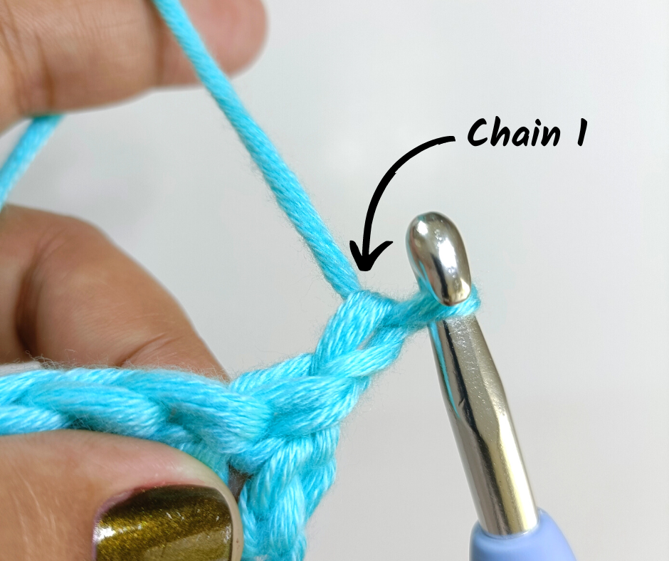 Bobble stitch - chain 1 to begin the row