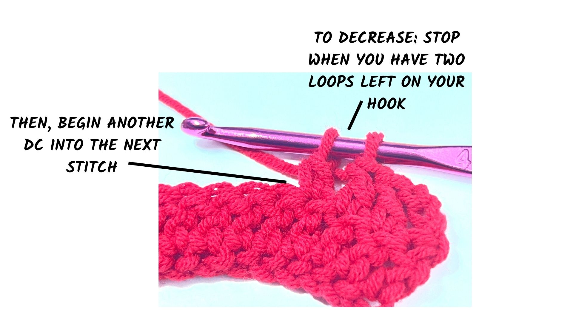 How To Double Crochet Stitch Dc Beginners Guide Crafts On Air 3360