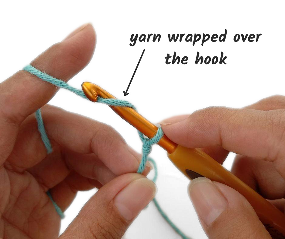 How To Make A Yarn Over - wrap yarn over the hook