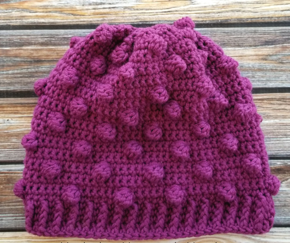 Crochet Bobble Beanie