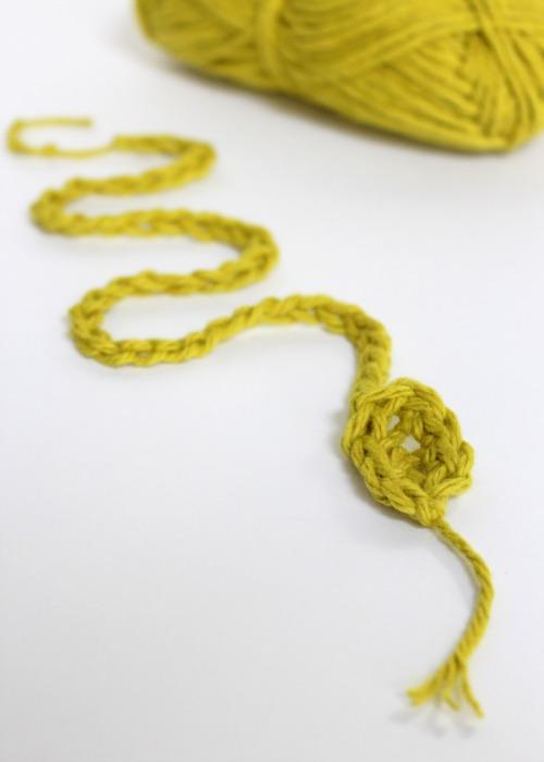 Crochet Chain Stitch Snake