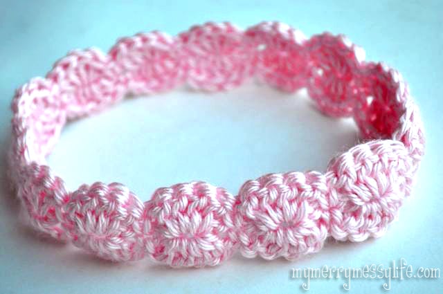 Crochet Shell Headband