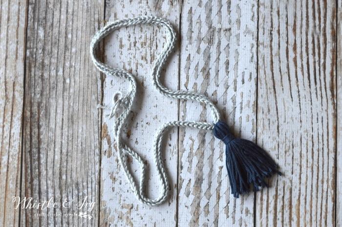 Crochet Tassel Necklace