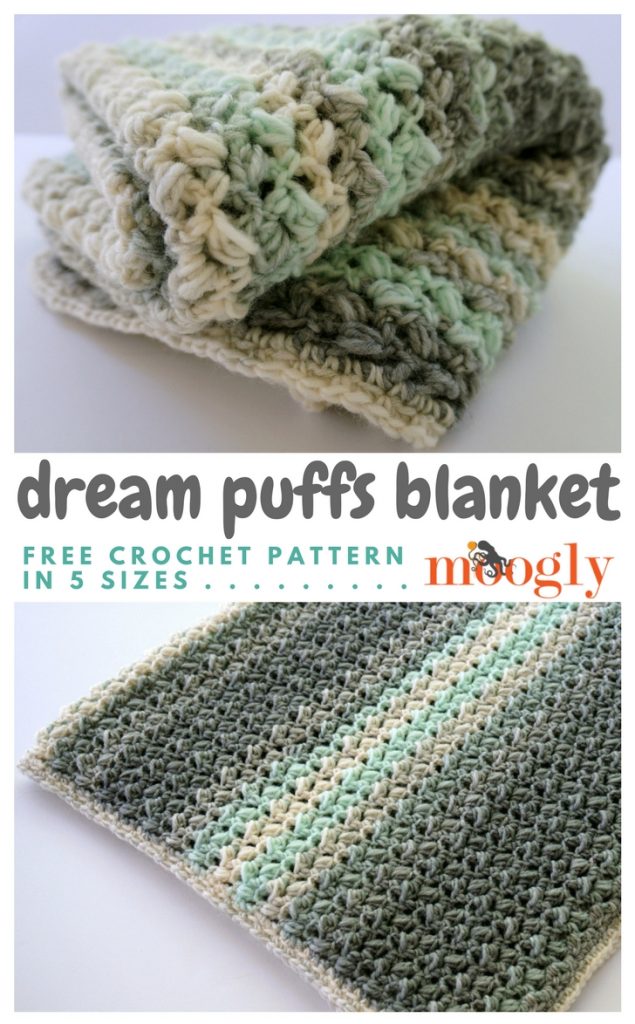 Dream Puffs Crochet Blanket