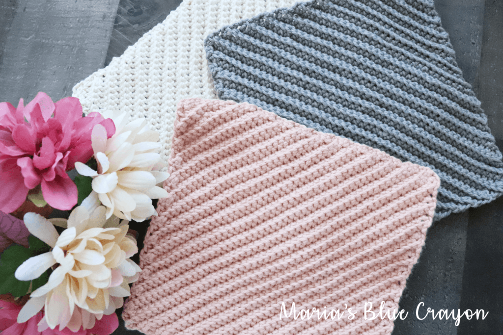 Easy Textured Crochet Dishcloths