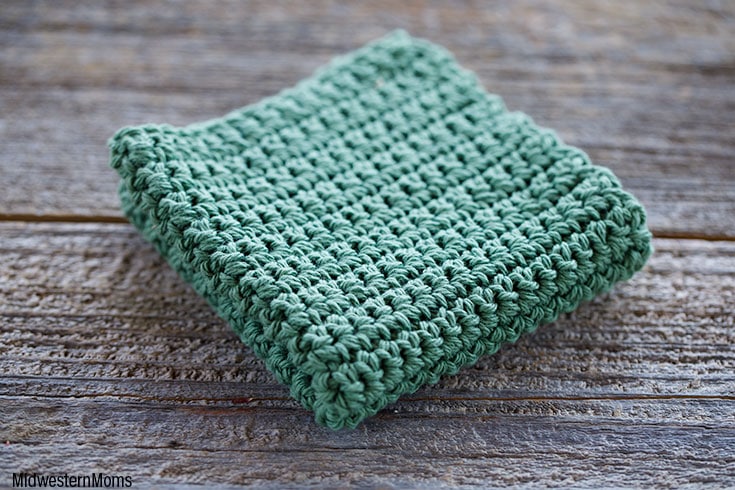 Quick and Easy Crochet Dishcloth 