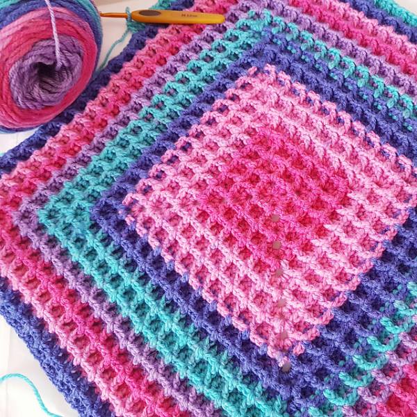 How to Crochet the Waffle Stitch - Beginner’s Guide - Crafts on Air