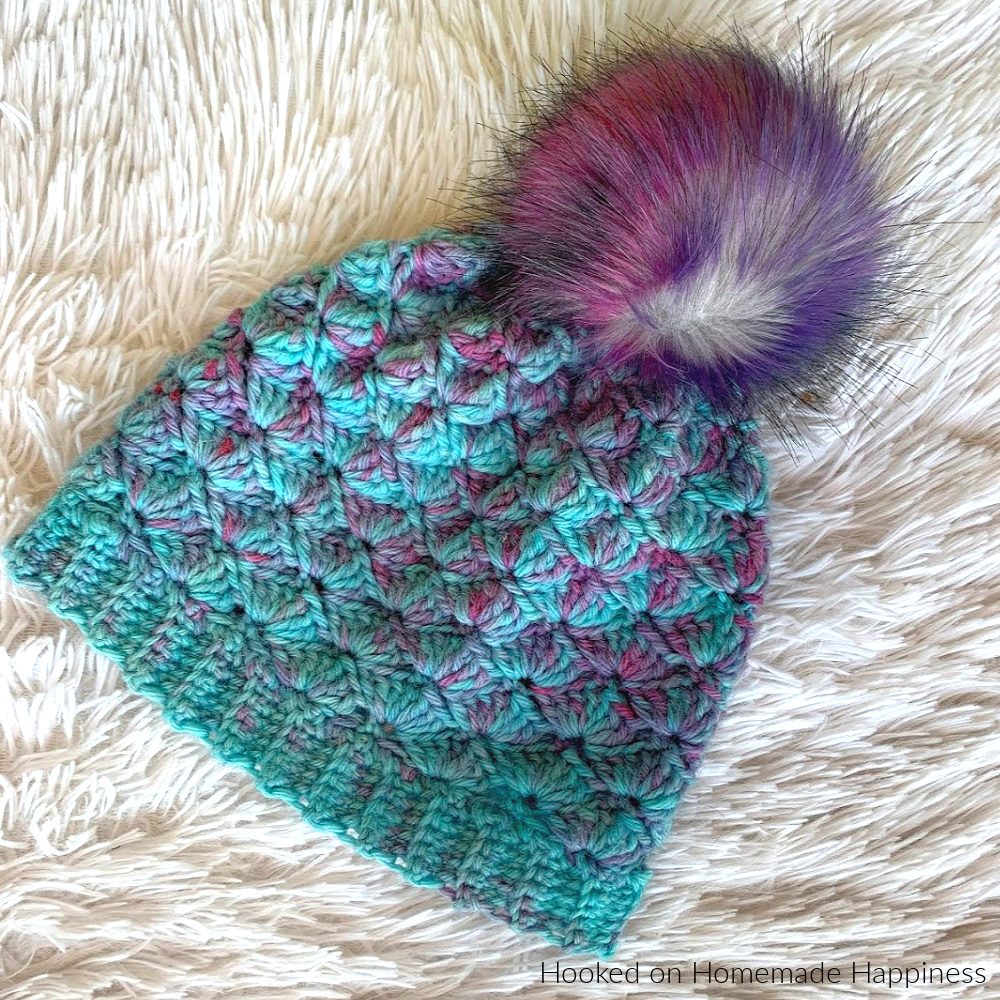 Crochet Shell Stitch Beanie
