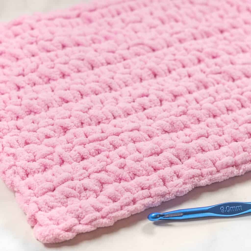 Single Stitch Baby Blanket Crochet Pattern