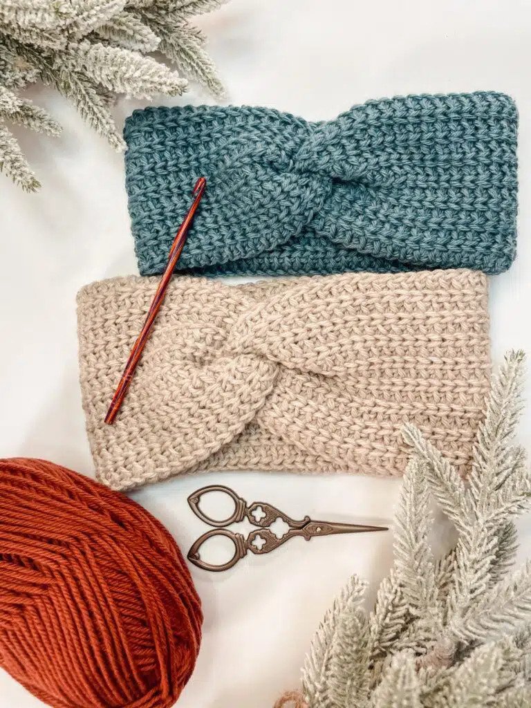 Quick and Easy Knit-Look Crochet Headband
