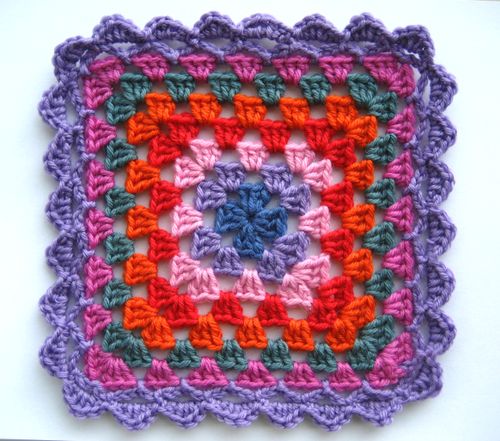 Granny Blanket Crochet Edging