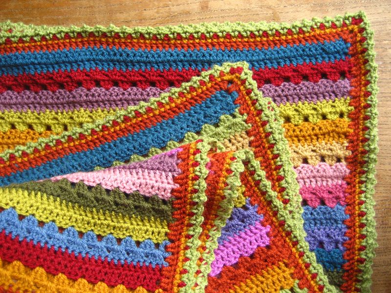 Cosy Blanket Crochet Edging