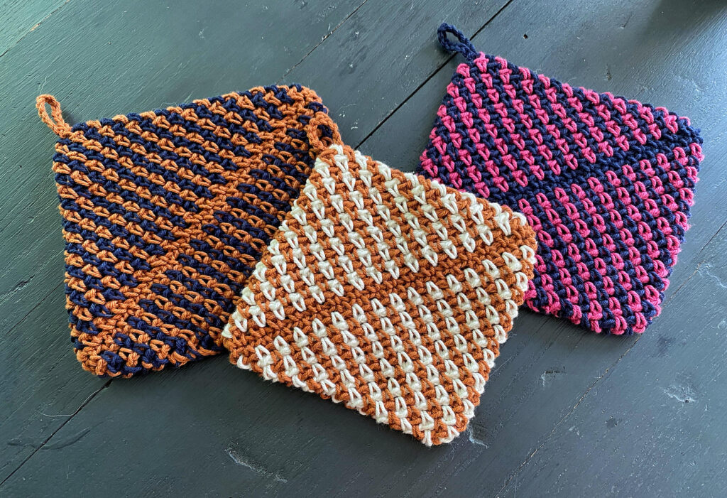 Colorama Crochet Pot Holders